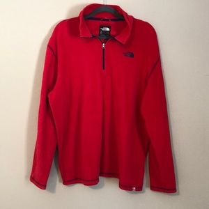 The North Face fleece 3/4 zip men’s XL